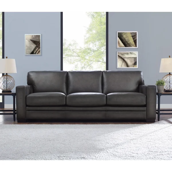 Luca 2-piece Top Grain Leather Set - Sofa, Loveseat
